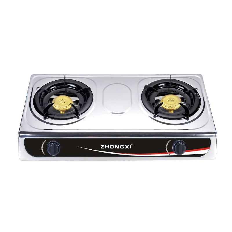 Stainless Steel 2 Burner Gas Stove