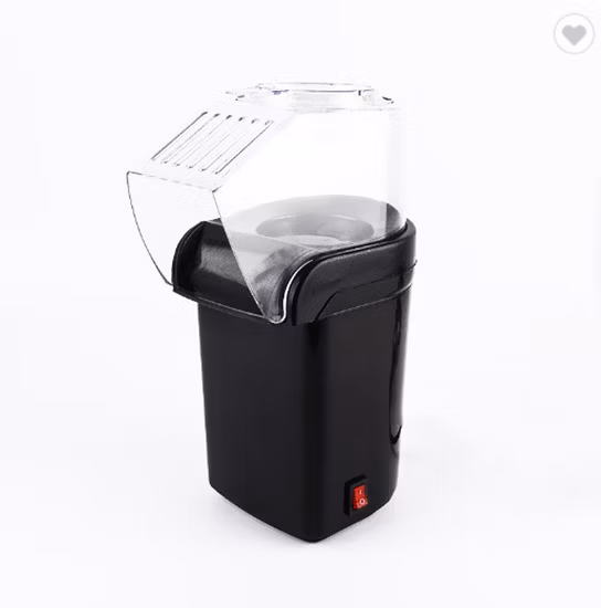 Mini máquina automática de fazer pipoca de ar quente para uso doméstico